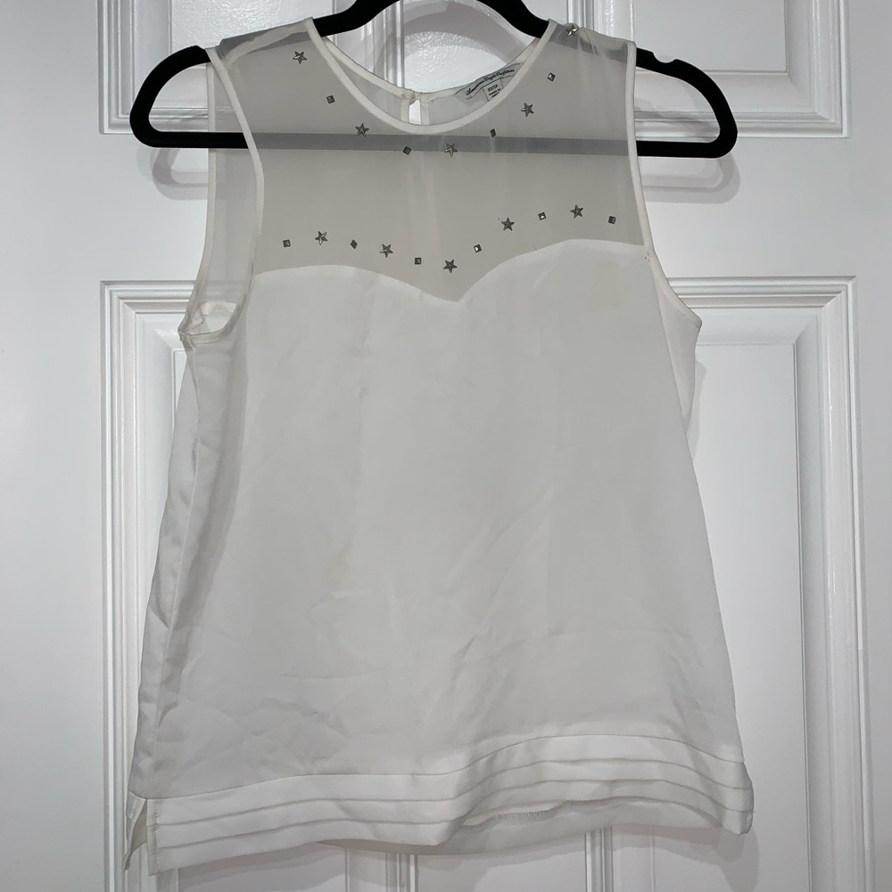 White blouse with stars